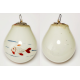 Post-War Soviet Ornament: Hand-Painted Fish on Repurposed Light Bulb #2003-74