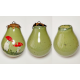 Post-War Soviet Ornament: Hand-Painted Mushrooms Fly Agaric on Repurposed Light Bulb #2003-75