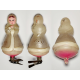 Vintage Soviet Glass Ornament: Nastenka (Girl in a Headscarf from Morozko Fairy Tale) #778-2