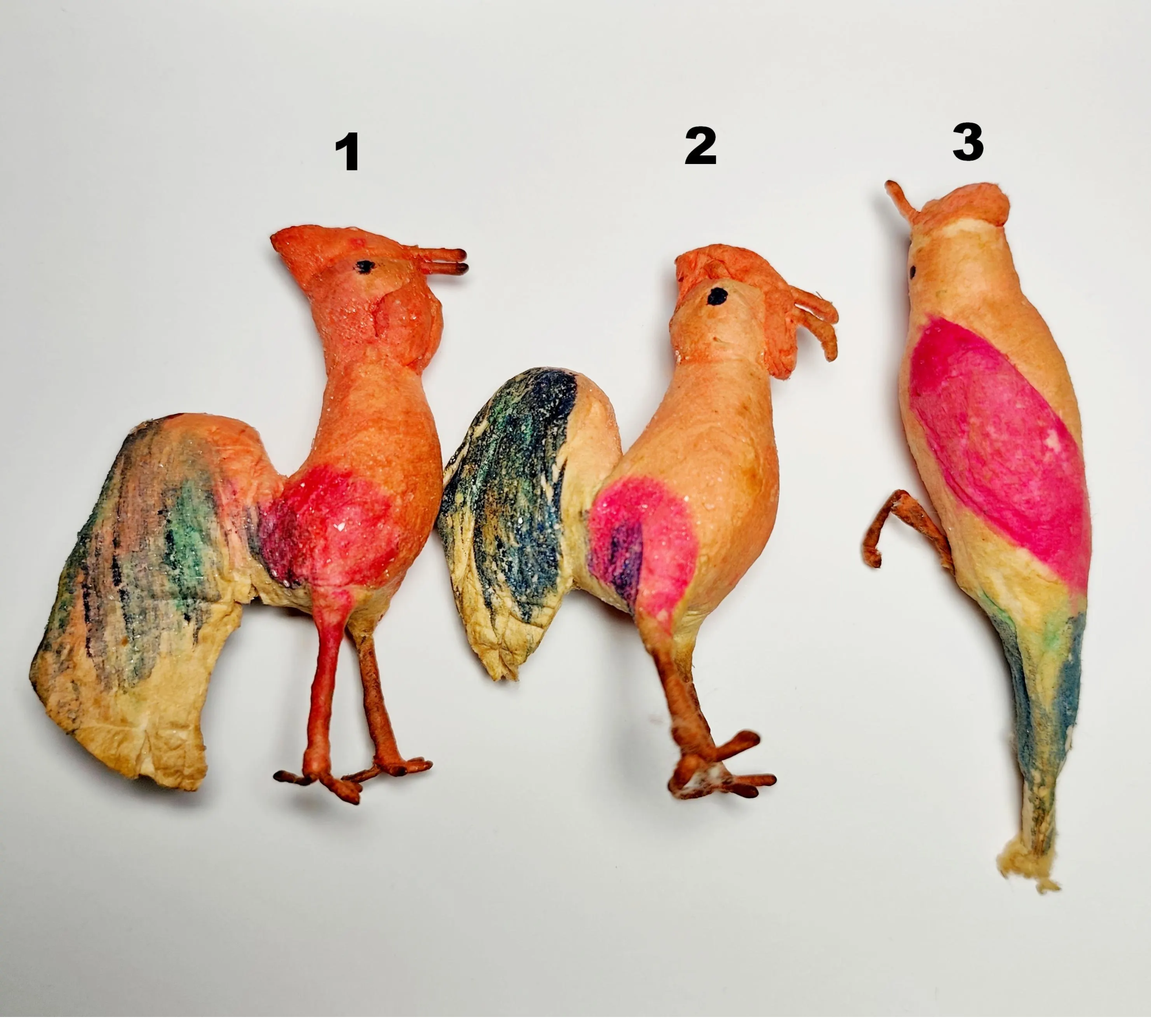 Soviet Spun Cotton Bird: Vintage Handmade Ornament Soviet Spun Cotton Bird: Vintage Handmade Ornament