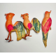Soviet Spun Cotton Bird: Vintage Handmade Ornament 