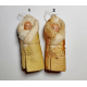 Soviet Papier-Mache Baby: Vintage Swaddled Ornament