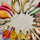 Soviet Glass Musical Instruments Christmas Ornaments (Pick Your Own) #782