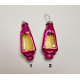 Vintage Soviet Mercury Glass Lantern Ornaments #2003