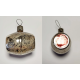 Vintage Soviet Mercury Glass Barrel Reflector Ornament #2003-50