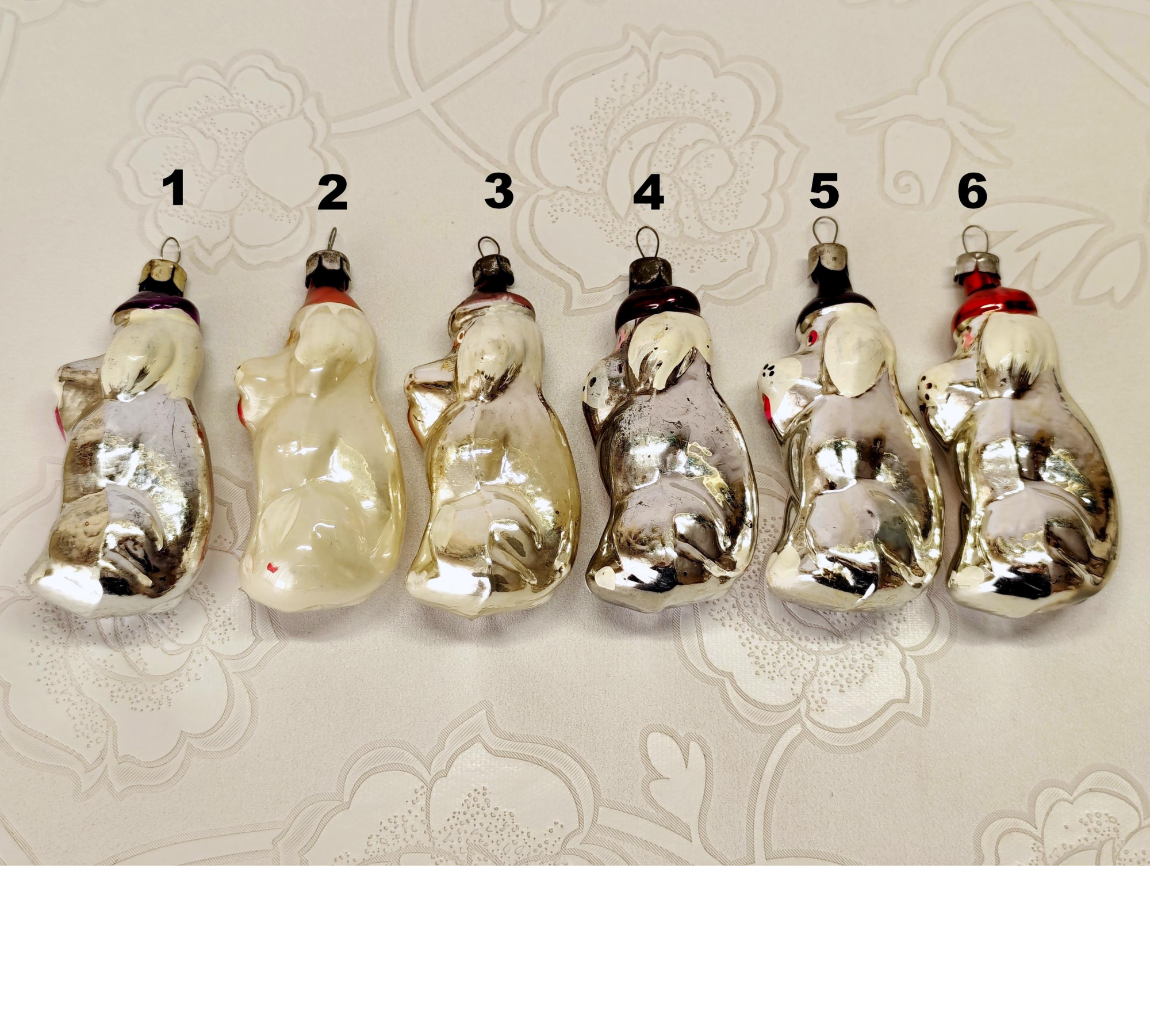 Soviet Glass Christmas Ornament: Rare Dog Mastino / Мастино (Chipollino Series) #2007 Soviet Glass Christmas Ornament: Rare Dog Mastino / Мастино (Chipollino Series) #2007