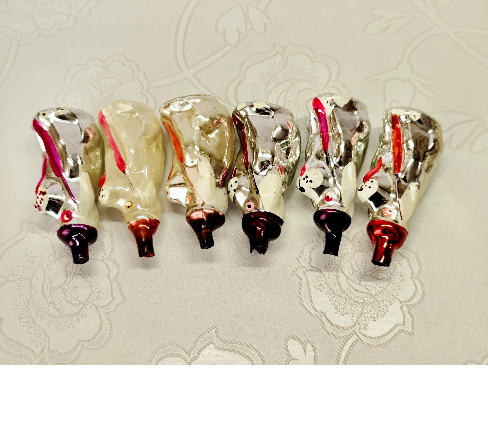 Soviet Glass Christmas Ornament: Rare Dog Mastino / Мастино (Chipollino Series) #2007