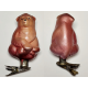 Soviet Glass Christmas Ornament: Rare Sitting Teddy Bear (1950s Art Deco Era) #2010-7