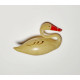 Antique Soviet Glass Christmas Ornament: Rare White Swan / Лебедь (1950s) #2010-26